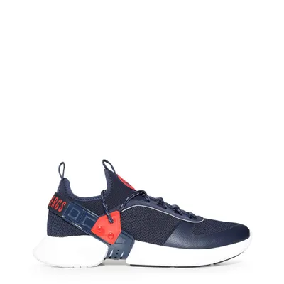 Productafbeelding van Bikkembergs - Schoenen - Sneakers - GREGG-B4BKM0045-410 - Heren - marineblauw, rood - EU 43