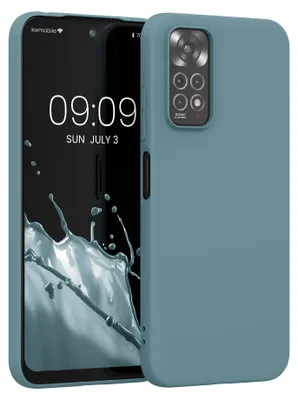 Produktbild von kwmobile Handyhülle für Xiaomi Redmi Note 11 / Note 11S Hülle - TPU Case - Kabelloses Laden - Schutzhülle Cover in Arctic Night