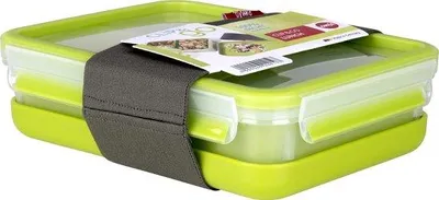 Image de Boîte-repas à emporter 1,2 l, 3 pièces, étanche, conserve la fraîcheur