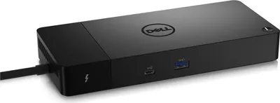 Produktbild von DELL Thunderbolt™ Dock – WD22TB4, Andocken, Thunderbolt, 10,100,1000 Mbit/s, Schwarz, 5120 x 2880 Pixel, Gleichstrom