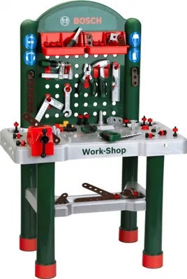 Produktbild von Theo Klein Bosch Werkbank 68x39x102 cm 82-delig