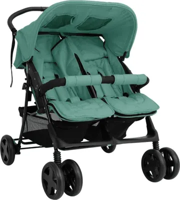 Immagine prodotto di Maison Exclusive - Passeggino gemellare verde acciaio