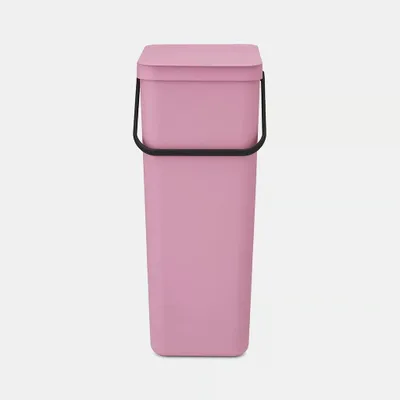 Immagine prodotto di Brabantia Sort & Go, 40 litri, forma rettangolare, plastica riciclata, rosa, funzionamento manuale, prodotto in Belgio