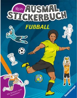 Produktbild von Mein Ausmalstickerbuch - Fußball