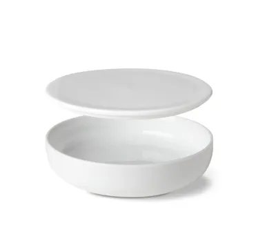 Obrázok produktu pre Plytká misa na ponorenie s vekom, český porcelán, 13 cm, Optimo, G. Benedikt
