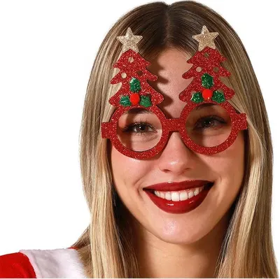 Immagine prodotto di Occhiali di Natale Atosa Rosso Rosso Taglia Unica