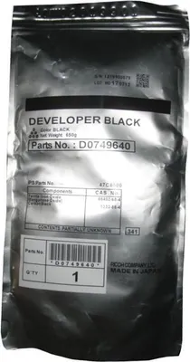 Image de Ricoh Développeur D0749640 Noir pour Ricoh Pro C651EX
