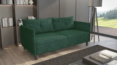 Produktbild von Dreisitzer-Sofa MAELLA - dunkelgrün