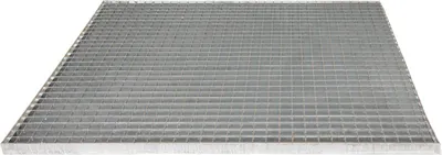 Produktbild von Gitterrostpodeste 30 x 30 mm, feuerverzinkt - Länge: 1100 mm, Breite: 1000 mm