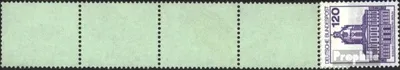 Produktbild von Briefmarken BRD (BR.Deutschland) 1982 Mi 1141A I R Endfünferstreifen postfrisch Burgen und Schlösser