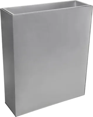Produktbild von VIVANNO Raumteiler pulverbeschichtetes Stahlblech ELEMENTO Kasten, Grau matt - 75x25x90 cm
