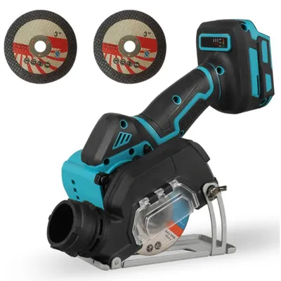 Produktbild von Akku Winkelschleifer 21V - Mini Schleifgerät - 380W - 19500 U/min - 2 Trennscheiben - ohne Akku