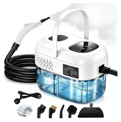 Handstoomreiniger 2500 W, 3 Bürstenköpfe, 1100 ml, tragbar