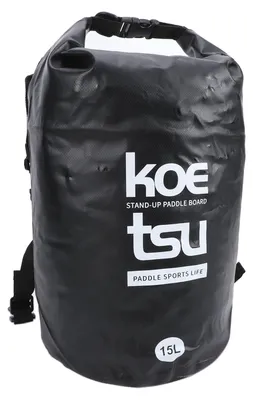 Obrázok produktu pre 15-litrová, vodeodolná taška na uskladnenie paddleboardu, vyrobená z odolného PVC materiálu, ktorá je odolná proti prepichnutiu. Ľahká, s rolľovacím uzáverom a popruhom na rameno, vhodná na kajakovanie, surfovanie a rafting