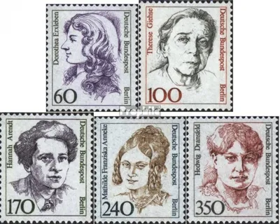 Produktbild von Briefmarken Berlin (West) 1988 Mi 824-828 (kompl.Ausg.) gestempelt Frauen