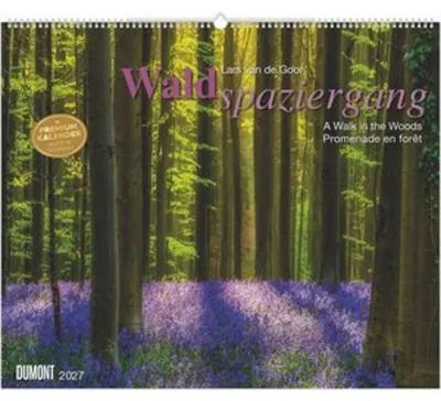 Produktbild von Waldspaziergang Fotokunst-Wandkalender 2027 mit Spiralbindung, 60 x 50 cm