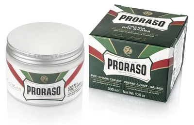 Productafbeelding van Proraso Verfrissende Professionele Voorbereidingscrème voor het Scherpen, met Eucalyptusolie en Menthol, 300 ml