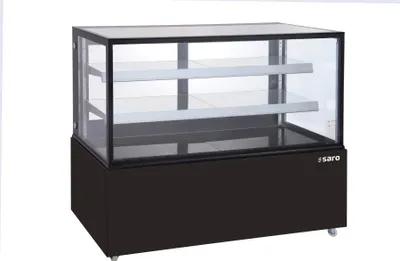 Produktbild von SARO Kuchenvitrine 510 L, schwarz VANESSA