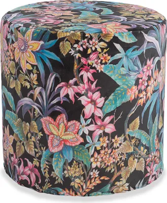 Produktbild von H.O.C.K. Colourful Velvet Hocker rund Pouf ø45x45cm
