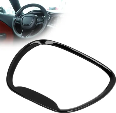 Immagine prodotto di Coprivolante auto autoadesivo di ricambio per Jeep Grand Cherokee SRT8 2014-2019Nero