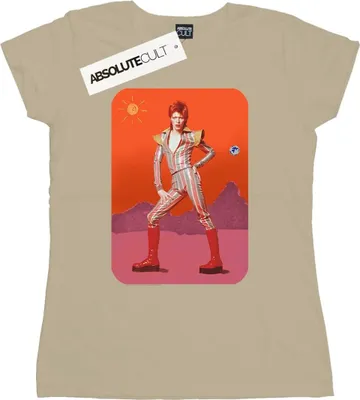 Produktbild von David Bowie - "On Mars" T-Shirt für Damen BI16846 (S) (Sand)