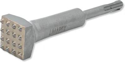Produktbild von Stockermeißel SDS Plus 32 x 153 mm, gezahnter Hammermeißel 16 Zähne für Beton, Fliesen, Estrich, Putz und Kleberreste, Meißel zum Aufrauen und Bearbeiten von Oberflächen