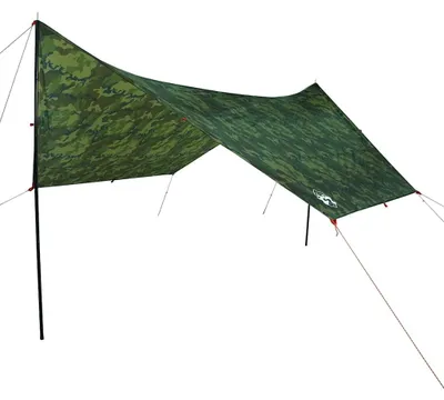 Image de vidaXL Tarp Tarnmuster 462x306x211 cm Imperméable à l'eau