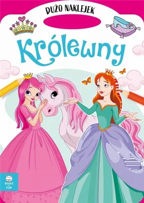 Immagine prodotto di Kolorowanka dla dzieci Królewny z podwójnymi naklejkami