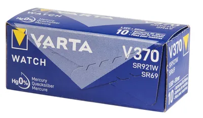 Produktbild von Varta -V370, Einwegbatterie, SR69, Siler-Oxid (S), 1,55 V, 1 Stück(e), 30 mAh
