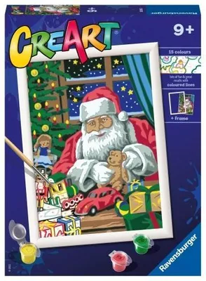 Produktbild von CreArt Weihnachtsmann Malen nach Zahlen Ravensburger