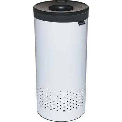 Produktbild von Brabantia Wäschekorb, 35 L dunkelgrau / weiss