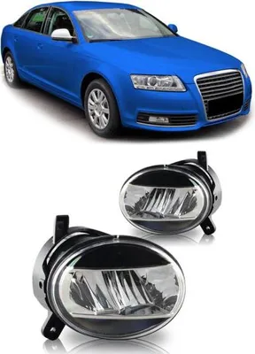 Obrázek produktu pro Sada LED mlhových světel v chromovém provedení, vhodná pro Audi A4 B8 (2007–2011), A6 4F (2008–2011) a Q5 8R