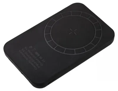 Produktbild von Vergionic 7677 Kabellose Powerbank 5000 mAh 2,1 A + LED-Taschenlampe