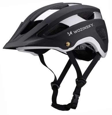 Produktbild von Wozinsky HT-001VCS Größe L Schwarz-Silber Fahrradhelm Fahrrad Helm leicht verstellbar atmungsaktiv MTB Rennrad City