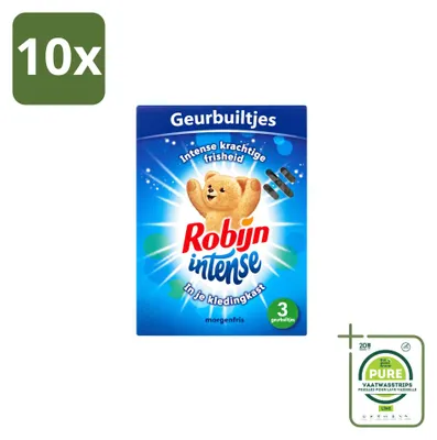 Produktbild von 10 x Robijn Intense Duftbeutel - Frische - Großpackung - 10 Stücke