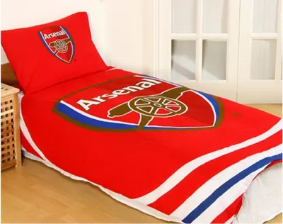 Image de Arsenal FC PulseLinge de lit BS1106 (taille unique) (Rouge)