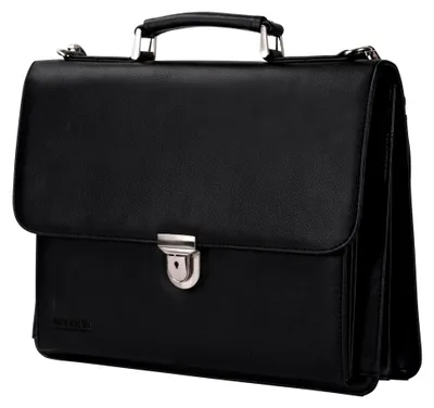 Produktbild von Aktentasche mit Laptopfach Hannover 2 Fächer Schwarz
