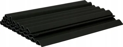 Obrázek produktu pro Ekspand | Spony pro plotovou pásku – černé – 19 cm – sada 24 ks – montážní spony