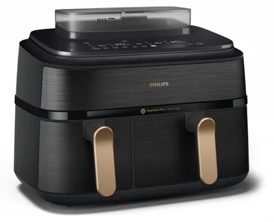 Immagine prodotto di Philips 5000 series NA552/00 fryer Double 9 L Stand-alone 2750 W Hot air fryer Black