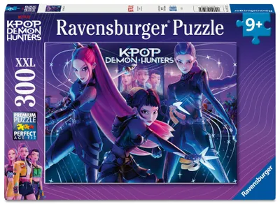 Productafbeelding van Kinderpuzzel met 300 extra grote stukjes - K-Pop Demon Hunters - Rumi, Mira & Zoey