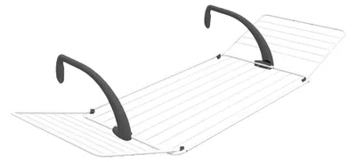 Imagen del producto de GIMI - Secadora de ropa para balcón, modelo Brezza, 200 cm
