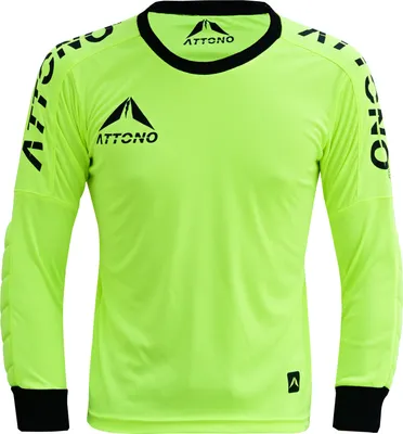 Produktbild von ATTONO Torwarttrikot Torwartshirt Fußball Torwart Trikot gepolstert neon gelb - XL