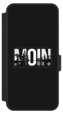 Produktbild von NIVOCASE Klapphülle für Samsung Galaxy A37 5G  Handyhülle aus Kunst Leder NIVOflip schwarz HSV Hamburger SV Offizielles Lizenzprodukt