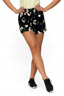 Produktbild von Moraj | Shorts - Größe S - Shorts Damen Schwarz - Damen Shorts - Viskose Viskose Shorts