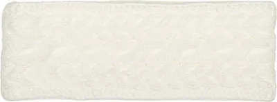 Produktbild von styleBREAKER Damen Strick Stirnband einfarbig mit Zopfmuster, Thermo Fleece Futter, Winter Headband Uni 04026058