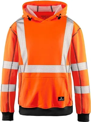 Obrázek produktu pro 4PROTECT® reflexní mikina s kapucí Portland, jasně oranžová, XS