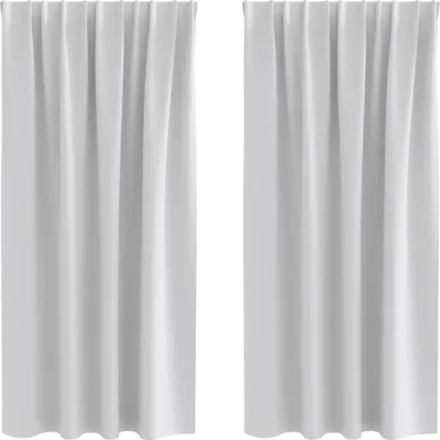 Obrázok produktu pre vidaXL Zatemňovacie závesy s krúžkami 2 ks Svetlosivá 175 x 140 cm