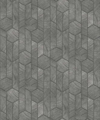 Obrázek produktu pro Khroma by Masureel Tapeta s motivem šestiúhelníku šedá - 630958 - 53 cm x 10,05 m