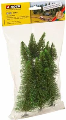 Obrázok produktu pre NOCH 26419 Model smrekov, 10 kusov, výška 6 - 15 cm Výročné stromy - limitovaná špeciálna edícia H0