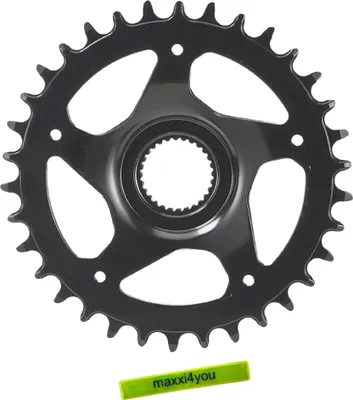 Image de Samox PD-DM-Gen4 Plateau de chaîne 40 dents acier en noir, bande réfléchissante maxxi4you incluse